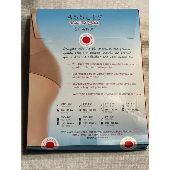 Assets by Spanx Super Control High Waist Panty Size 6 - Picture 2 of 4